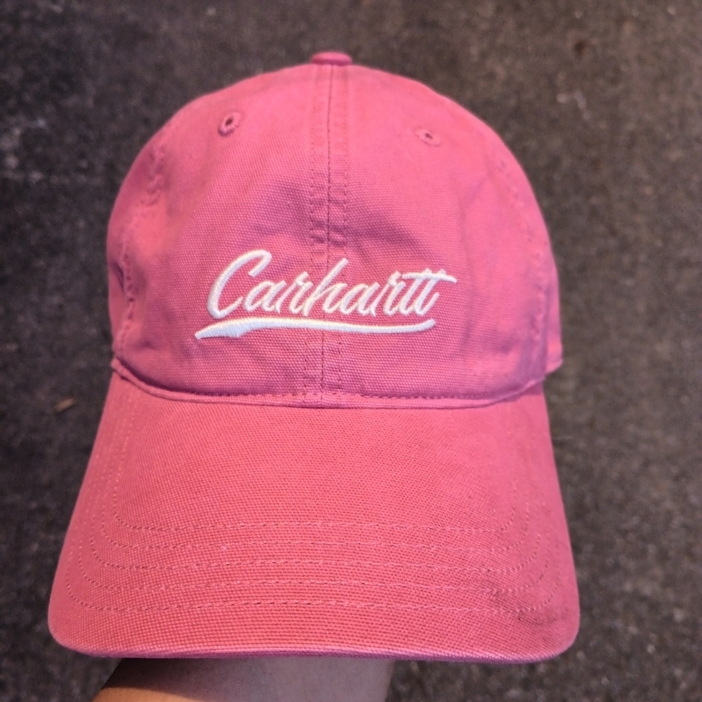 Carhartt Pink Adjustable Strap Ball Cap One Size